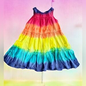Pandemonium Sleeveless Button Back Tie Dye Dress Size 8